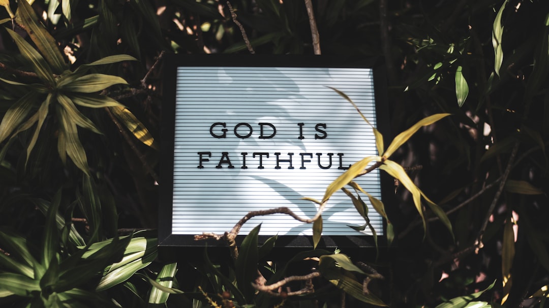 christian faith and healing - peaceful prayer setting natural light